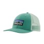 Patagonia P-6 Logo Lopro Trucker Hat heartleaf green