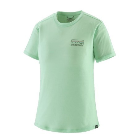 Patagonia Cap Cool Merino Blend Graphic Tee Femme rinsed green
