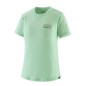 Patagonia Cap Cool Merino Blend Graphic Tee Femme rinsed green
