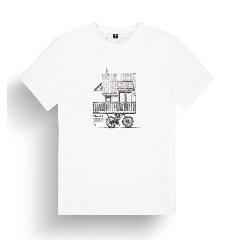 Picture D&S Bikehouse Tee natural white