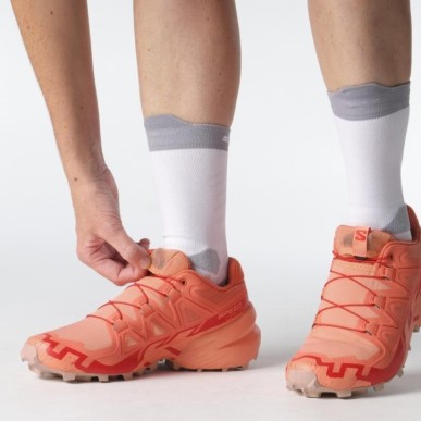 Salomon Speedcross 6 Femme emberglow / fusion coral / flame scarlet