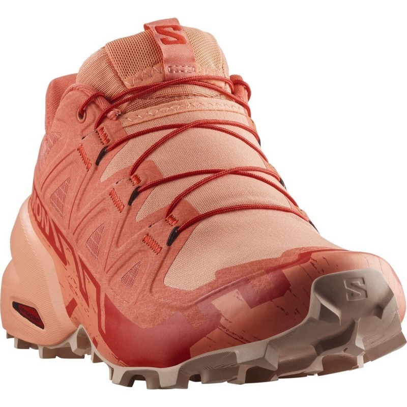 Salomon Speedcross 6 Femme emberglow / fusion coral / flame scarlet