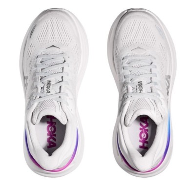 Hoka Bondi 9 Femme cosmic grey / white