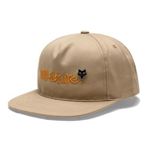 Fox Hello Future Snapback Hat iron brown