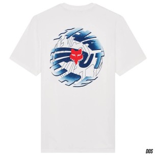 Fox Spiral SS Premium Tee optic white