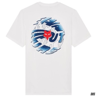 Fox Spiral SS Premium Tee optic white