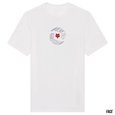 Fox Spiral SS Premium Tee optic white