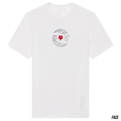 Fox Spiral SS Premium Tee optic white