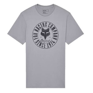 Fox Emblem SS Premium Tee steel gray