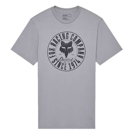 Fox Emblem SS Premium Tee steel gray