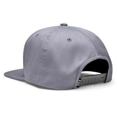 Fox Race Crew Snapback Hat steel gray