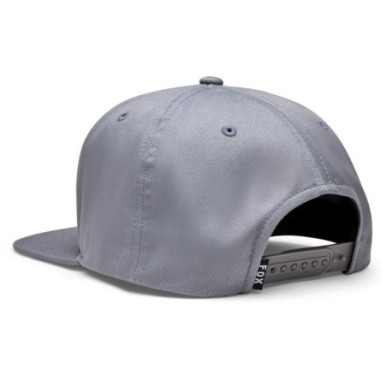 Fox Race Crew Snapback Hat steel gray