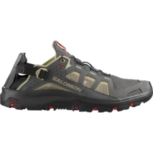 Salomon Techamphibian 5 pewter / moth / fiery red