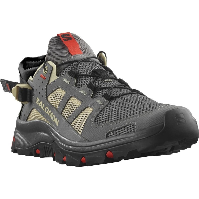 Salomon Techamphibian 5 pewter / moth / fiery red
