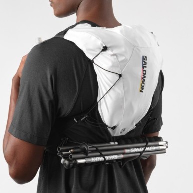 Salomon Advanced Skin 12 with flasks black