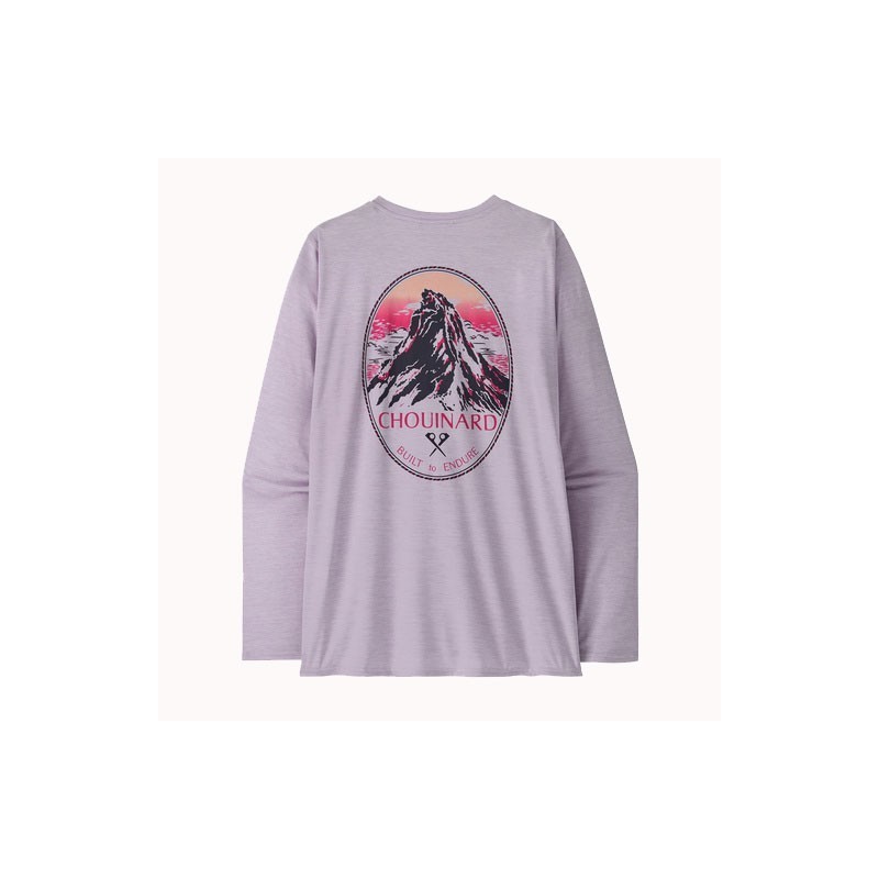 Patagonia L/S Cap Cool Daily Graphic Tee Femme foxglove purple