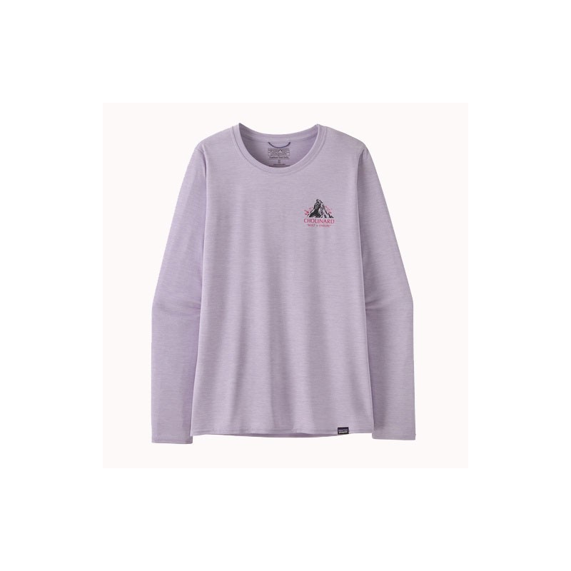 Patagonia L/S Cap Cool Daily Graphic Tee Femme foxglove purple