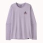 Patagonia L/S Cap Cool Daily Graphic Tee Femme foxglove purple