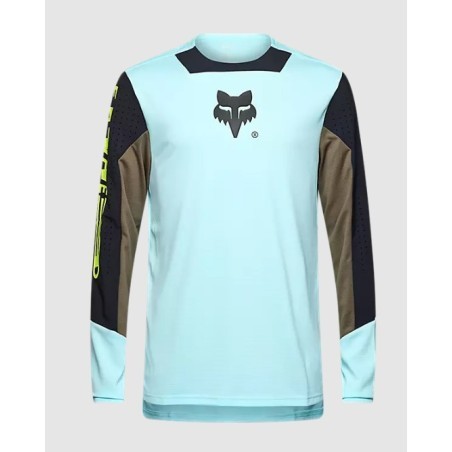 FOX Defend Taunt LS Jersey Blue