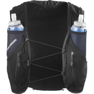 Salomon Advanced Skin 12 with flasks black