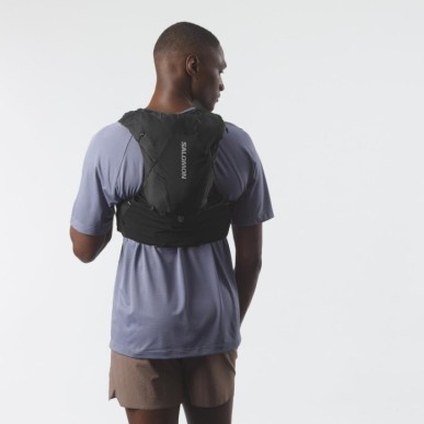 Salomon Advanced Skin 12 with flasks black