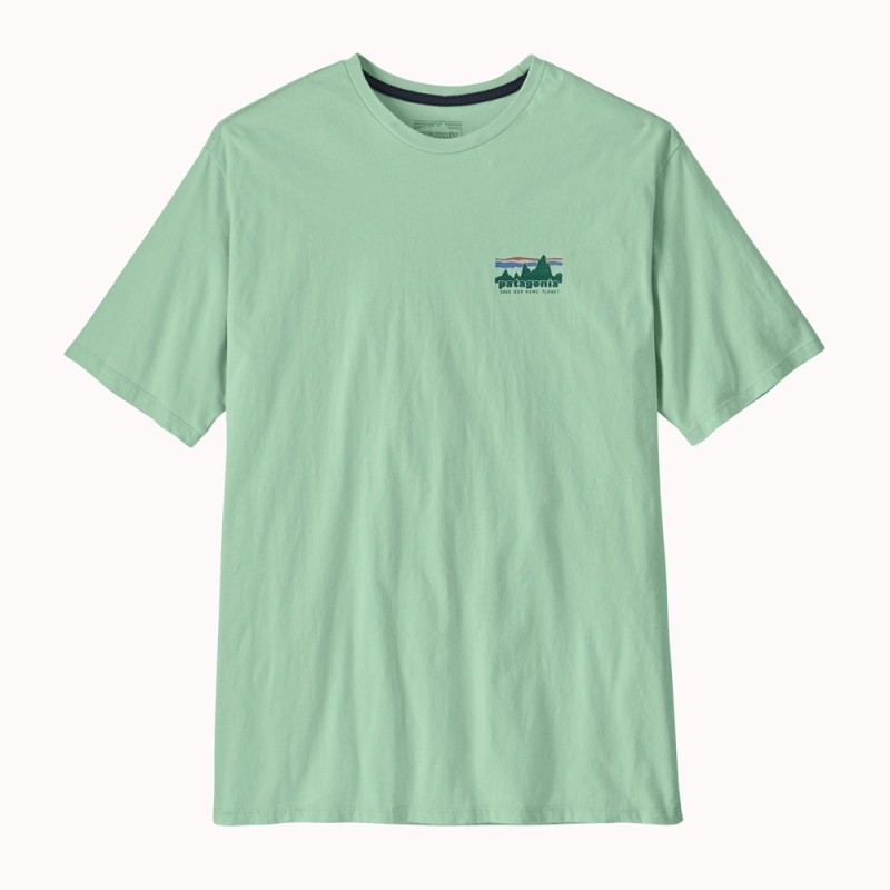 Patagonia 73 Skyline Organic Tee rinsed green
