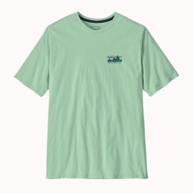 Patagonia 73 Skyline Organic Tee rinsed green