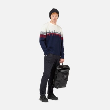 Rossignol Patterned CN Sweater dark navy