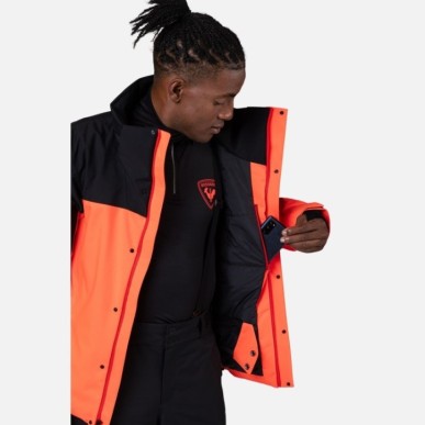 Rossignol Hero Velika Insulated Jacket neon red