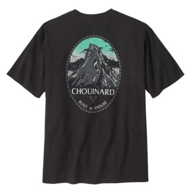 Patagonia Chouinard Crest Pocket Responsibili Tee ink black