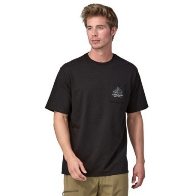 Patagonia Chouinard Crest Pocket Responsibili Tee ink black