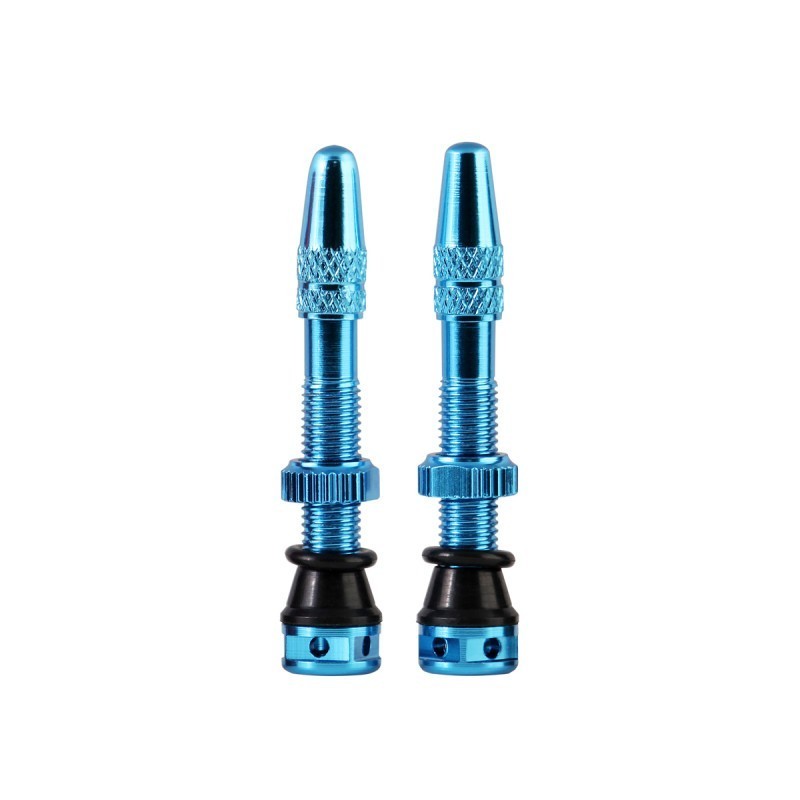 Paire de Valves Tubeless SB3 MK2 35mm Blue