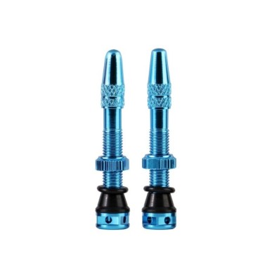 Paire de Valves Tubeless SB3 MK2 35mm Blue