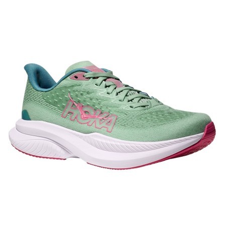 Hoka Mach 6 Femme jadeite / alpine blue