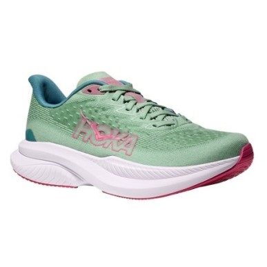 Hoka Mach 6 Femme jadeite / alpine blue