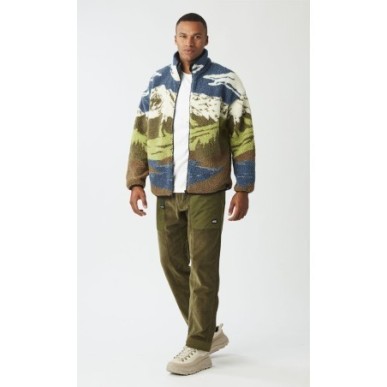 Picture Hafdals Zip Fleece cloudy lanscape