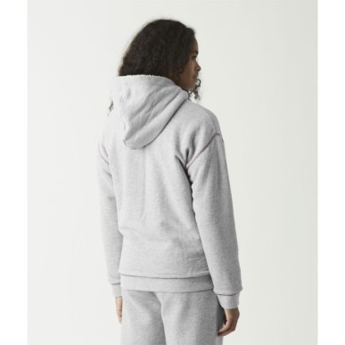 Picture Basement Plush Zip Hoodie Femme grey melange