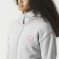Picture Basement Plush Zip Hoodie Femme grey melange