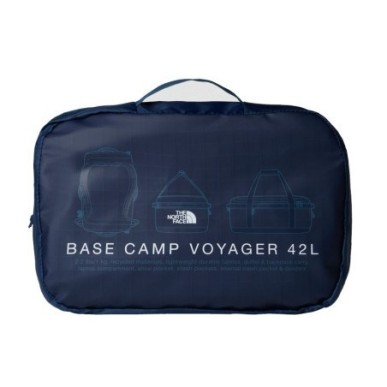 The North Face Base Camp voyager duffel 42l shady blue summit navy