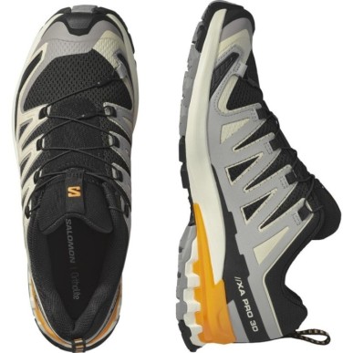 Salomon XA PRO 3D V9 Black / gull / turmeric