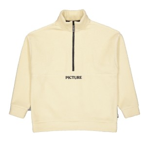 Picture Cylla 1/4 Fleece Femme wood ash