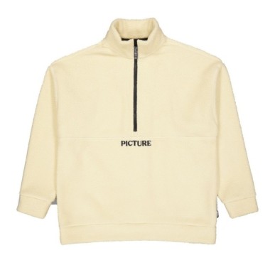 Picture Cylla 1/4 Fleece Femme wood ash