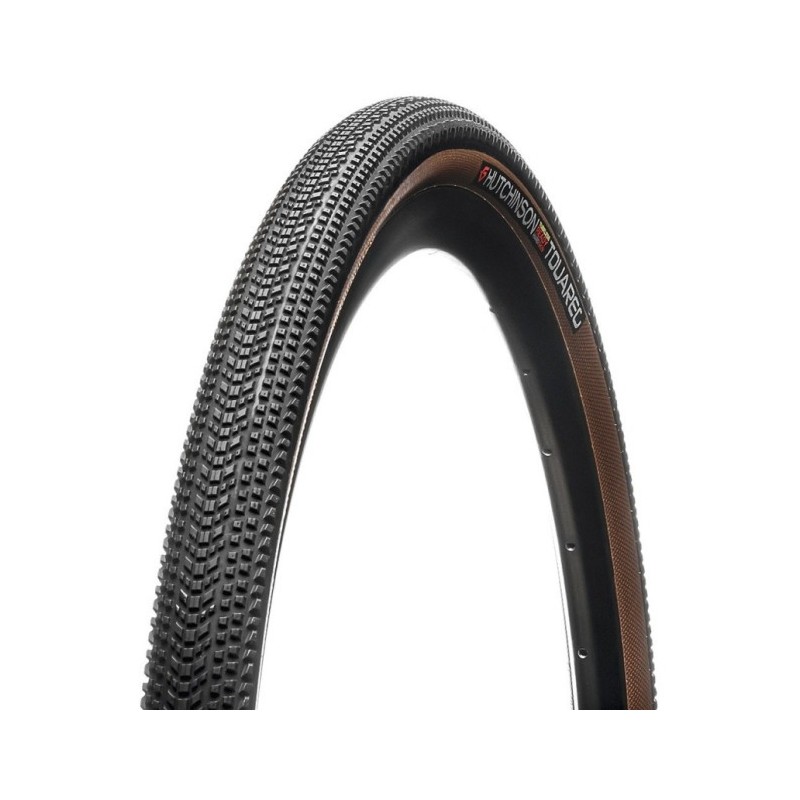 Pneu Gravel Hutchinson Touareg Reinforced+ Tubeless Ready 700x40 Noir/Tan