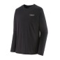 Patagonia L/S Cap Cool Merino Blend Graphic Shirt black