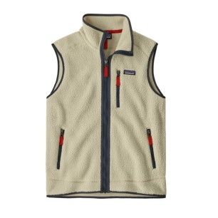 Patagonia Retro Pile Vest pelican / smolder blue