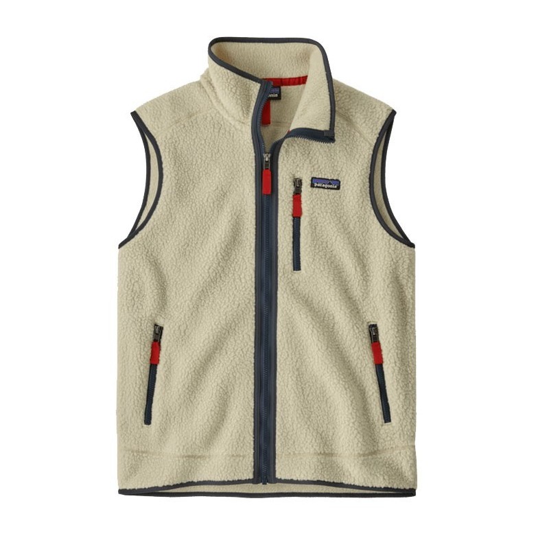 Patagonia Retro Pile Vest pelican / smolder blue