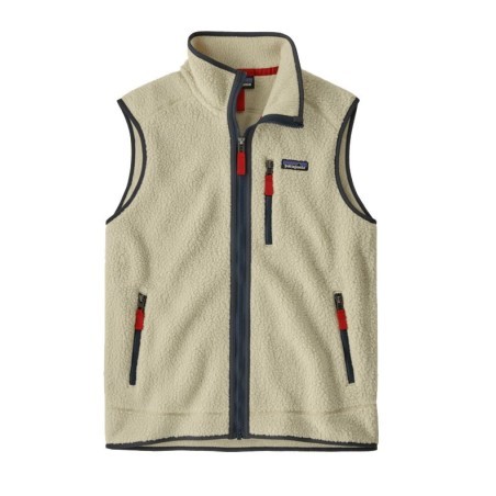 Patagonia Retro Pile Vest pelican / smolder blue