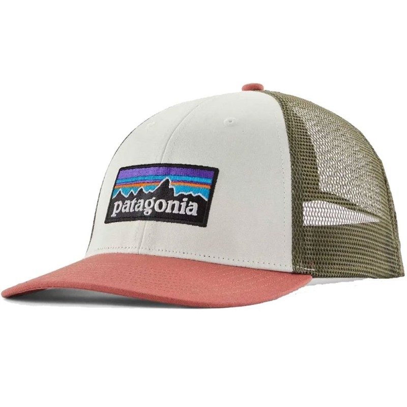 Patagonia P-6 Logo Lopro Trucker Hat birch white
