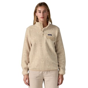 Patagonia LW Synchilla Snap-T Femme dyno white