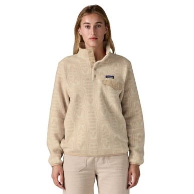Patagonia LW Synchilla Snap-T Femme dyno white